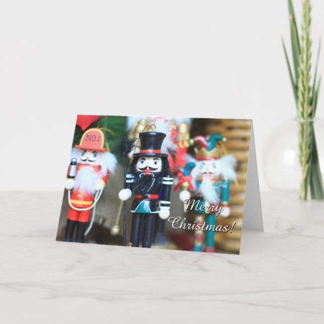 Festividades Cartão Feliz de Nozes de Natal (Frente)