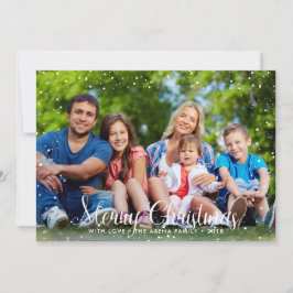 Festividades Cartão Feliz Natal de Férias