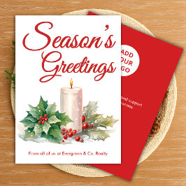 Festividades Cartão Festivo de Férias Script da nossa Equipe