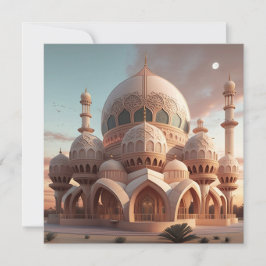 Festividades Cartão Flat de Férias Ramadan Mubarak