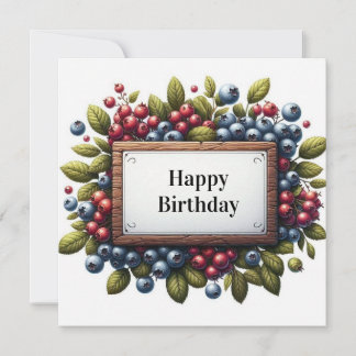 Festividades cartão floral de feliz aniversário