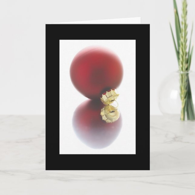 Festividades Cartão formal formal do feriado do cartão de Natal (Frente)