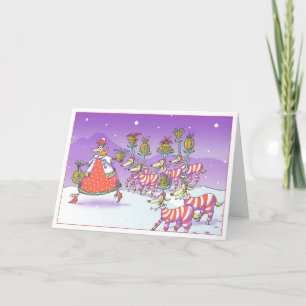 Festividades Cartão Fruitcake de Natal