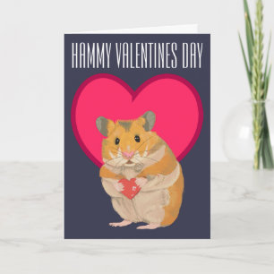 Festividades Cartão Hamster - Cartão editável de Namorados Hamm