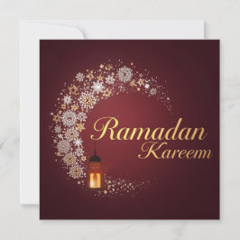 Festividades Cartão Moderno Personalizado de Feriado Ramadan Ka