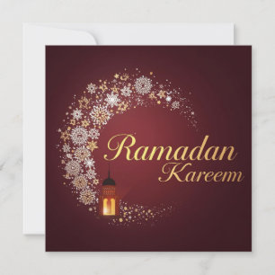 Festividades Cartão Moderno Personalizado de Feriado Ramadan Ka