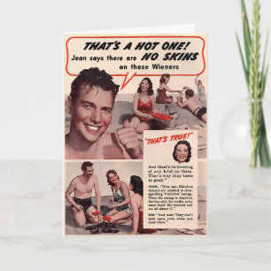 Festividades Cartão Nacional de Retrô para o Dia Quente de Ca