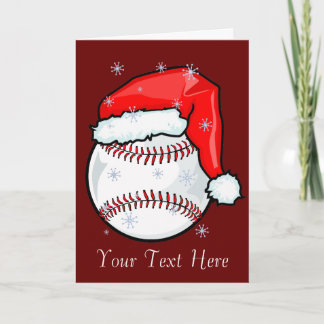 Festividades Cartão - Natal de Baseball