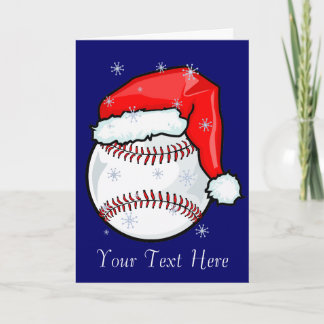Festividades Cartão - Natal de Baseball