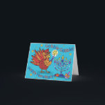 Festividades Cartão para a acção de graças e o<br><div class="desc">Quando Chanukah e a acção de graças caem no mesmo dia,  é "Thanksgivukkah" este ano,  há uma vez em uma sobreposição da vida! Comemore com mashups do divertimento como este divertimento Turquia. Devore,  devore!</div>