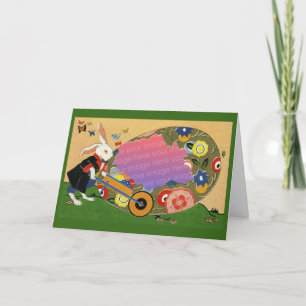 Festividades Cartão Personalizado De Corte De Ovo De Páscoa