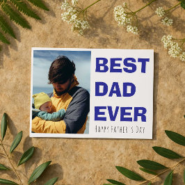 Festividades Cartão personalizado de Dia dos Pais com foto