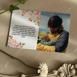 Festividades Cartão personalizado de Dia dos Pais com foto