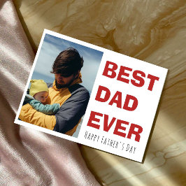 Festividades Cartão personalizado de Feliz Dia dos Pais com fot