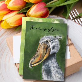 Festividades Cartão Plano de Stork de Aquarela Elegante Pensand