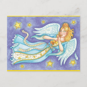 Festividades Cartão postal Anjo de Férias Retroativo