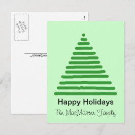 Festividades Cartão postal - Árvore de Natal