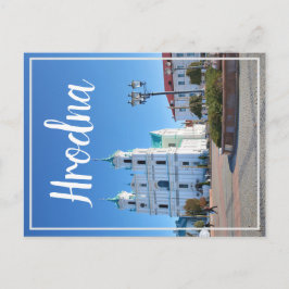 Festividades Cartão postal da Arquitetura de Belarus Hrodna Gro