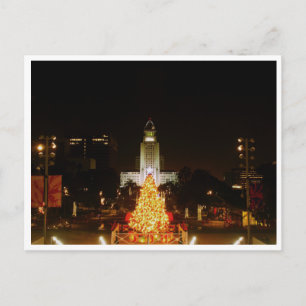 Festividades Cartão postal da árvore de Natal de Los Angeles