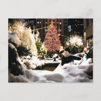 Festividades Cartão postal da árvore de Natal do Rockefeller Ce