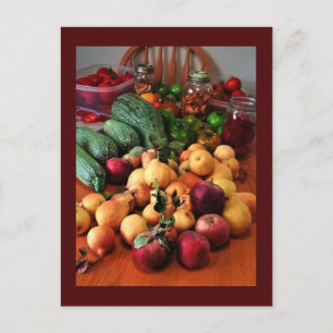 Festividades Cartão Postal da Colheita de Outono