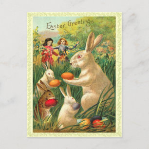 Festividades Cartão postal da Páscoa de Vintage