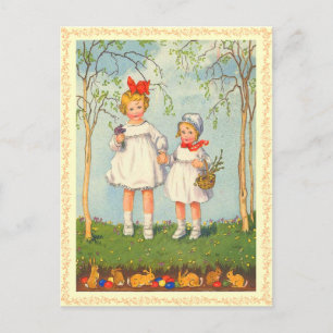 Festividades Cartão postal da Páscoa de Vintage