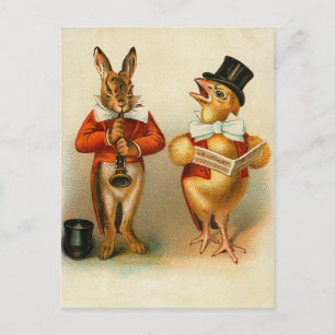 Festividades Cartão postal da Páscoa de Vintage