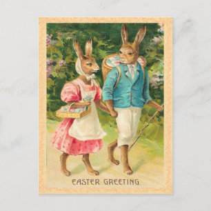 Festividades Cartão postal da Páscoa de Vintage