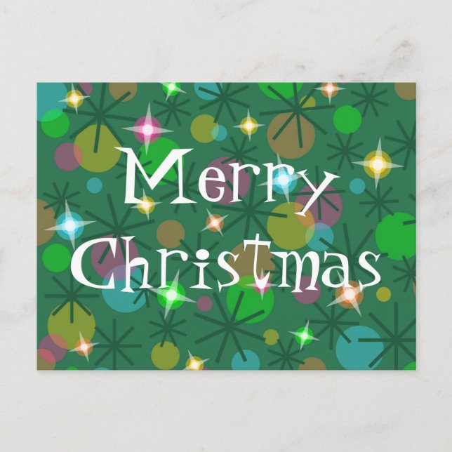 Festividades Cartão postal das Luzes de Natal "Feliz Natal" (Frente)