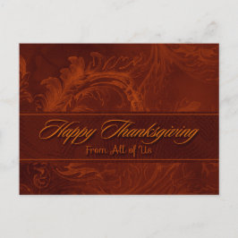 Festividades Cartão postal de Ação de Graças de Negócios / De t