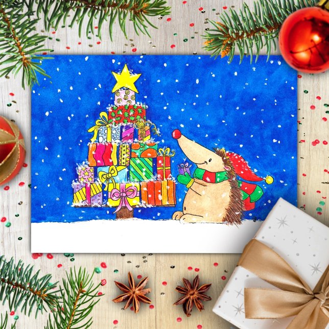 Festividades cartão postal de ÁRVORE DE NATAL por Nicole Janes (Criador carregado)