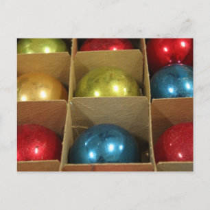 Festividades Cartão postal de decoração da árvore de Natal