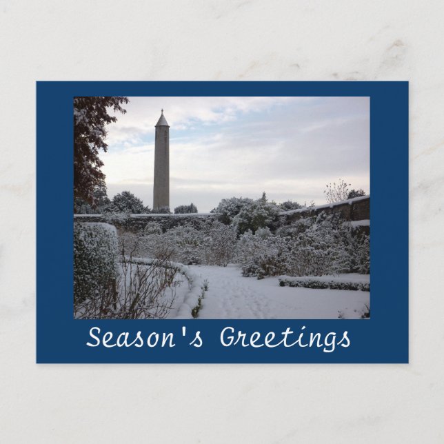 Festividades Cartão Postal de Dublin Sazonal (Frente)