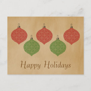 Festividades Cartão postal de Enfeites de natal de vídeo