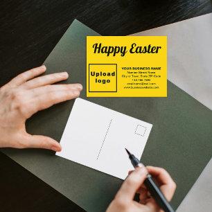 Festividades Cartão postal de Feriado Amarelo da Páscoa de Negó