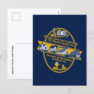 Festividades Cartão postal de Feriado de Manhãs de Domingo Maxb