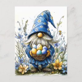 Festividades Cartão postal de Feriado Gnomo da páscoa
