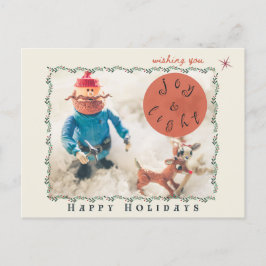 Festividades Cartão postal de Feriado Rudolph & Friends (person