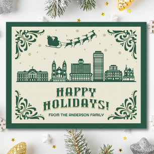 Festividades Cartão postal de feriados felizes para Phoenix, AZ