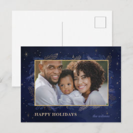 Festividades Cartão Postal de Férias Fotográfico Botânico Doura