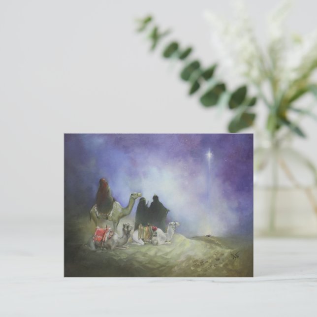 Festividades Cartão postal de Férias Magi (Em pé/Frente)