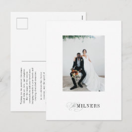 Festividades Cartão postal de férias minimalista elegante