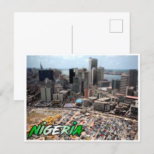 Festividades Cartão postal de férias na Nigéria