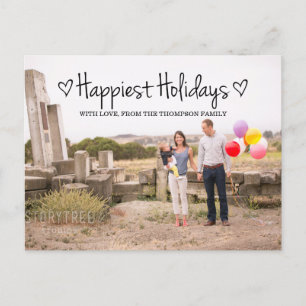 Festividades Cartão postal de fotos de feriados pretos