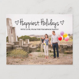 Festividades Cartão postal de fotos de feriados pretos