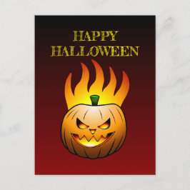 Festividades Cartão postal de Halloween de Abóbora