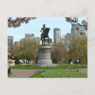Festividades Cartão postal de Massachusetts do Jardim Público d