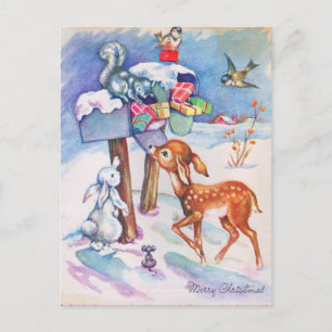 Festividades Cartão postal de natais vintages