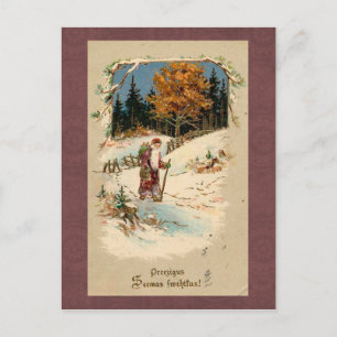 Festividades Cartão postal de natais vintages